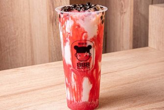 Strawberry milk tea